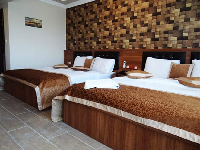 Salapurya Otel Cide, 309 numaralı Deniz Manzaralı oda — İki Çift Kişilik yatak